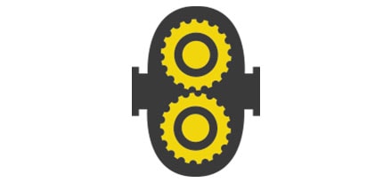 Yellow and Black Hydraulic analysis icon