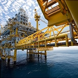 Offshore oil and gas processing rig