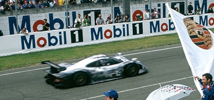 mobil 1 signage race track