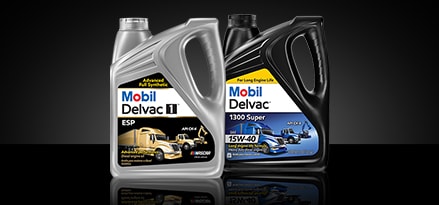 Mobil Delvac™ heavy duty oils for diesel engines both FA 4 and CK 4 grades