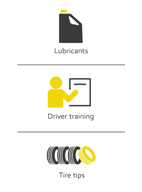 Get the most from your vehicles on the road with lubricants, driving training and tire tips