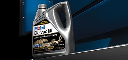 Mobil Delvac 1™ engine oil with improving diesel fuel economy potential copy