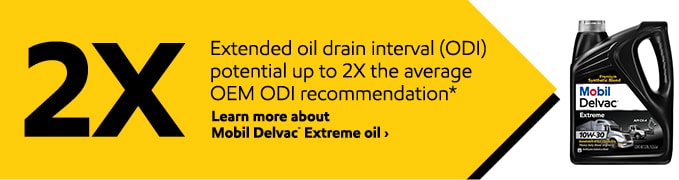 two times oem recommended mobil delvac extreme