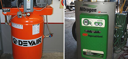 Nitrogen to be placed in tires Nitrogen to be placed in tires