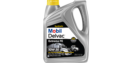 Mobil Delvac™ Extreme FE 10W-30 diesel engine oil with CK--4 identifier