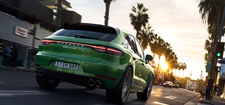 Green porsche