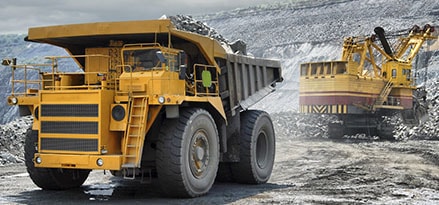 yellow haul truck cold temp