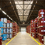 Industrial lubricant storage and handling