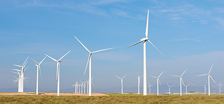 Wind Turbines generating energy