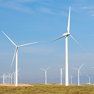 Wind Turbines generating energy